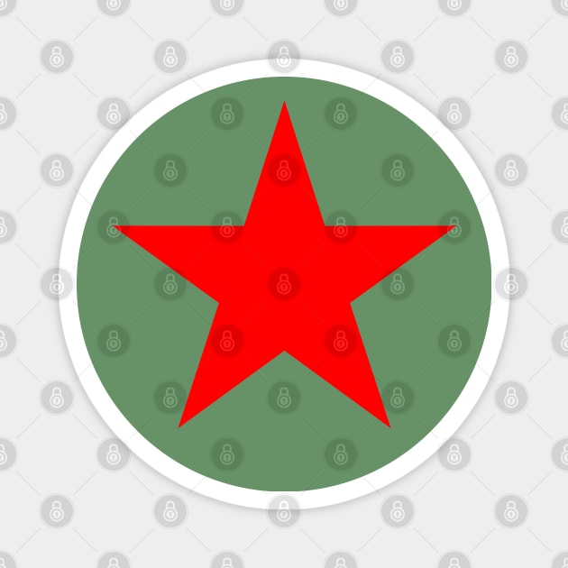 Communist red star symbol Magnet by BigTime